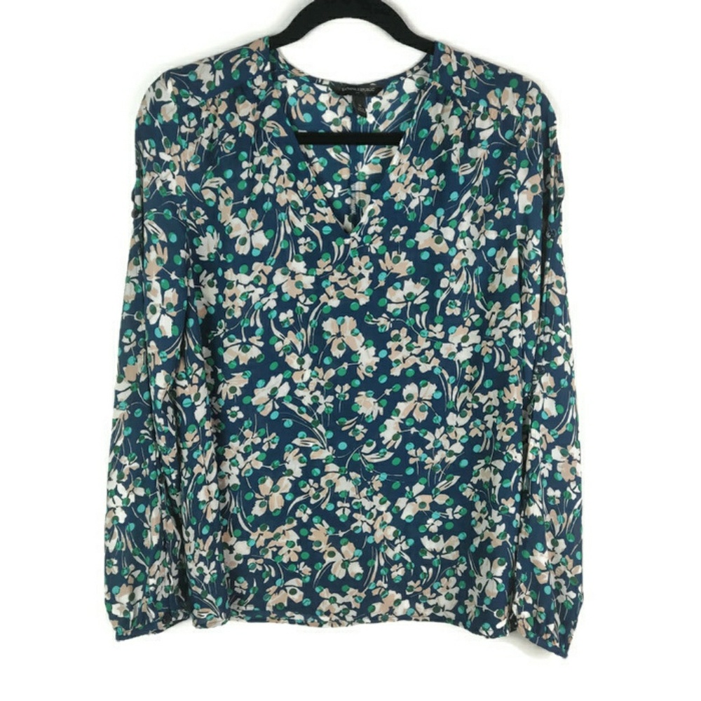 Banana Republic Sheer VNeck Blouse